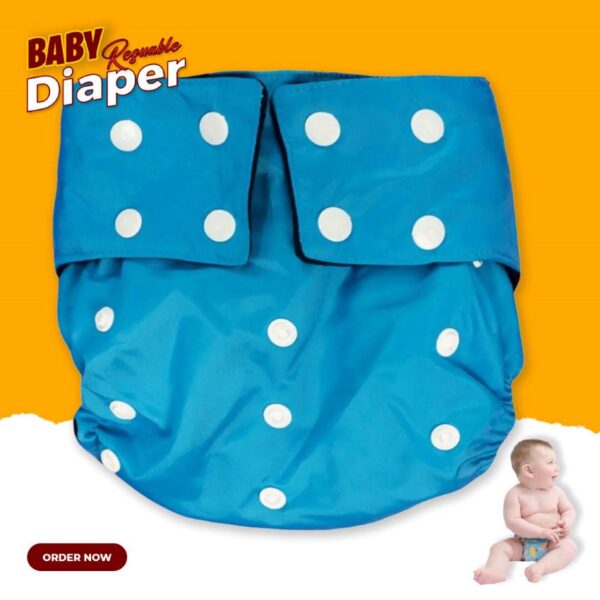 2pc Reusable Baby Diapers