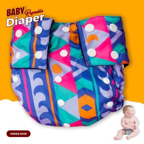 3 pc Reusable Baby Diapers